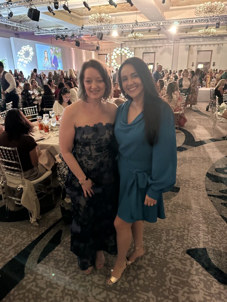 Vanessa Gallegos and nominee Becky Heatherman attending the 2025 Woman Volunteer of the Year Luncheon.