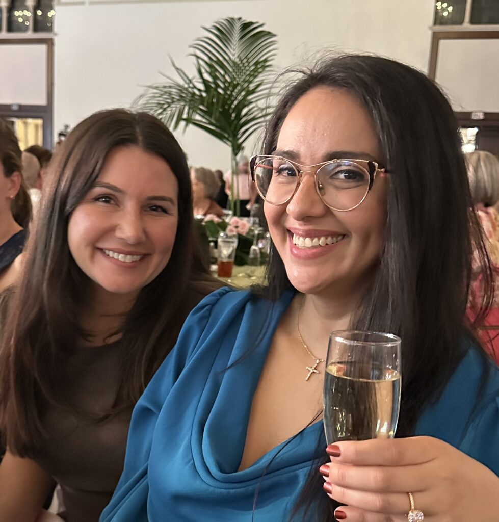 Vanessa Gallegos with nominees and guests at the Woman Volunteer of the Year event.