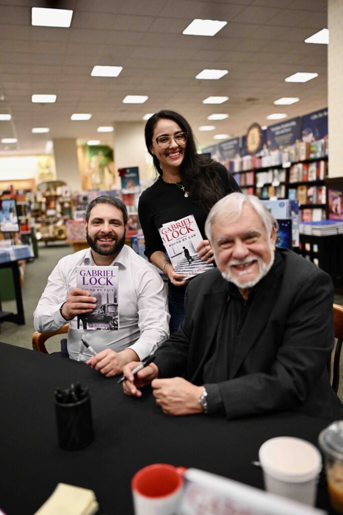 Vanessa Gallegos at the Gabriel Lock book signing in Palm Beach, Florida.