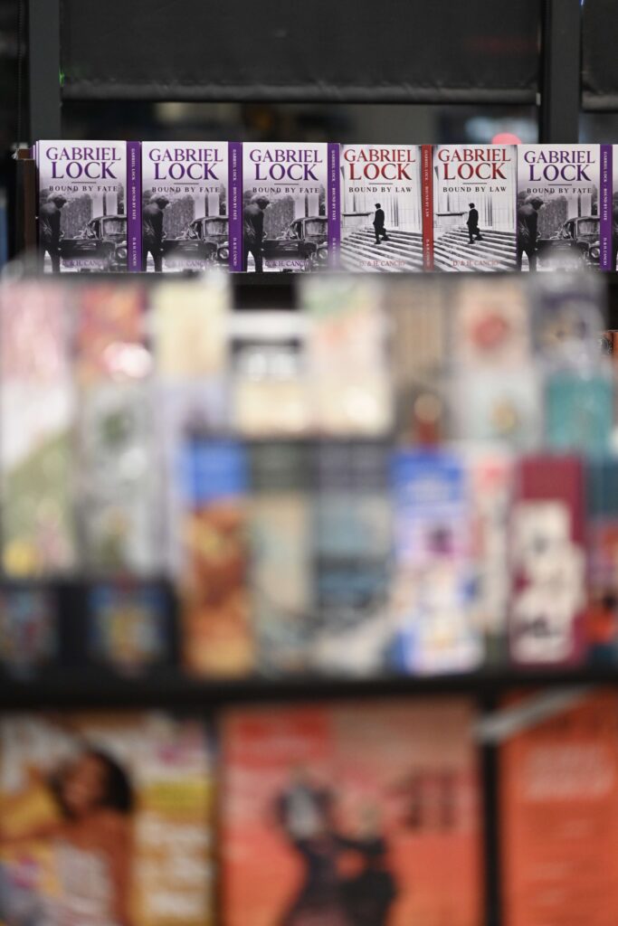 Vanessa Gallegos at the Gabriel Lock book signing in Palm Beach, Florida.