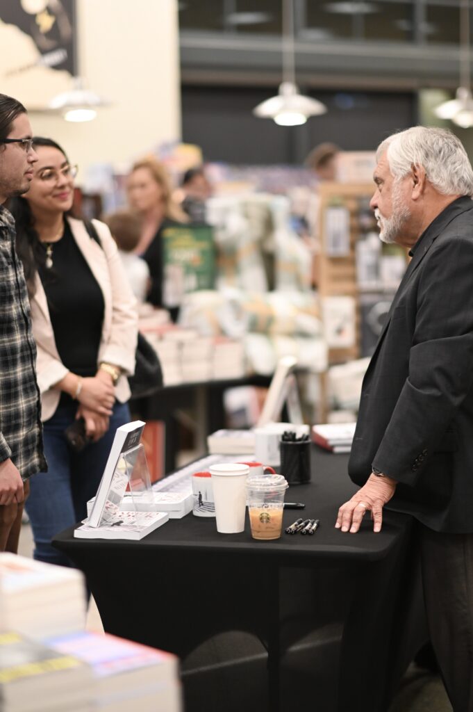 Vanessa Gallegos at the Gabriel Lock book signing in Palm Beach, Florida.