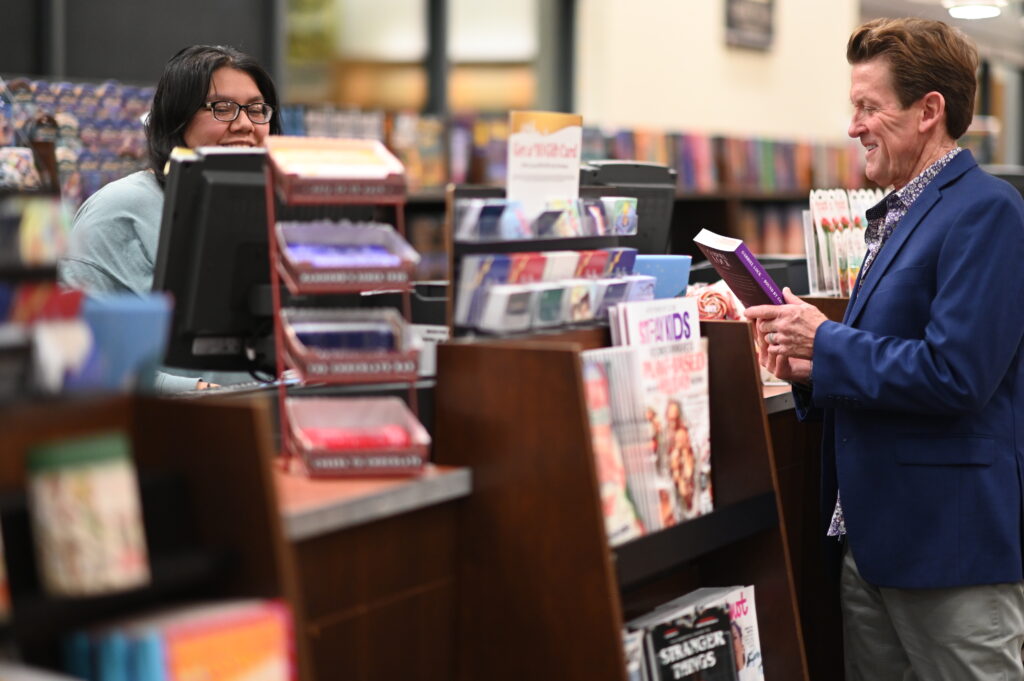 Vanessa Gallegos at the Gabriel Lock book signing in Palm Beach, Florida.